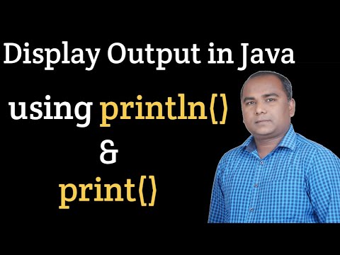 How to Display Output Using println and print in JAVA