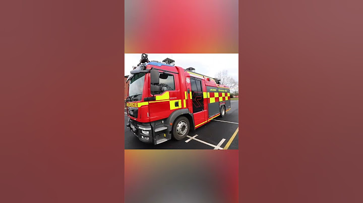 Where everything is in a fire truck
