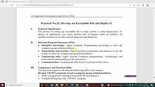 Develop an Executable File and Deploy it using VB.NET and MS Access Database file