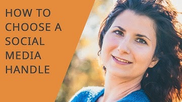How to choose a social media handle - Season 1, Episode 2
