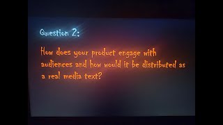 Creative Critical Reflection QUESTION 2