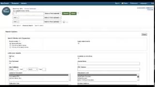 Finding a subject specific database and journal