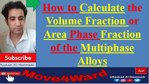 How to Calculate the Area Phase Fraction of Phases  in Multiphase Alloys  Microstructure