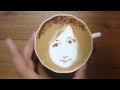 本日の暇カプチーノ、『佐藤すみれさん』。 ラテアート Latteart　SumireSatou