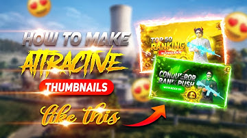 how to make attractive thumbnail for Pubg mobile | In Adobe photoshop🔥