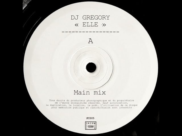 DJ Gregory - Elle (Main Mix) [2003]