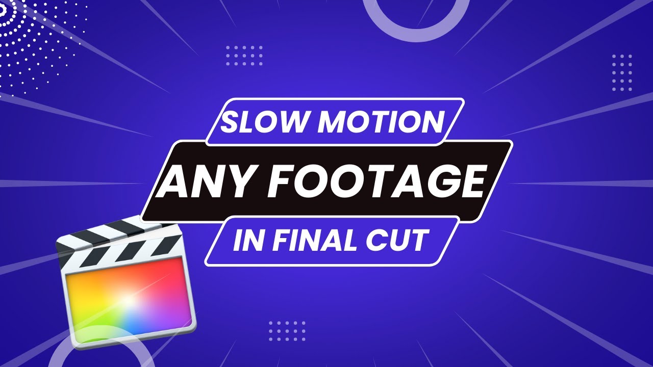 Slow Motion Tips In Final Cut Pro X - YouTube