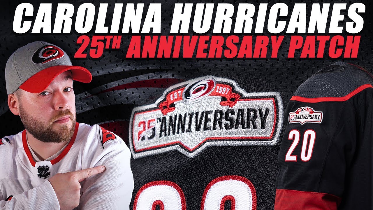 Carolina Hurricanes 25th Anniversary Patch ANNOUNCED! 