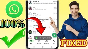 How to Fix WhatsApp Video Capture Failed Problem (2025) | WhatsApp Video Capture Failed