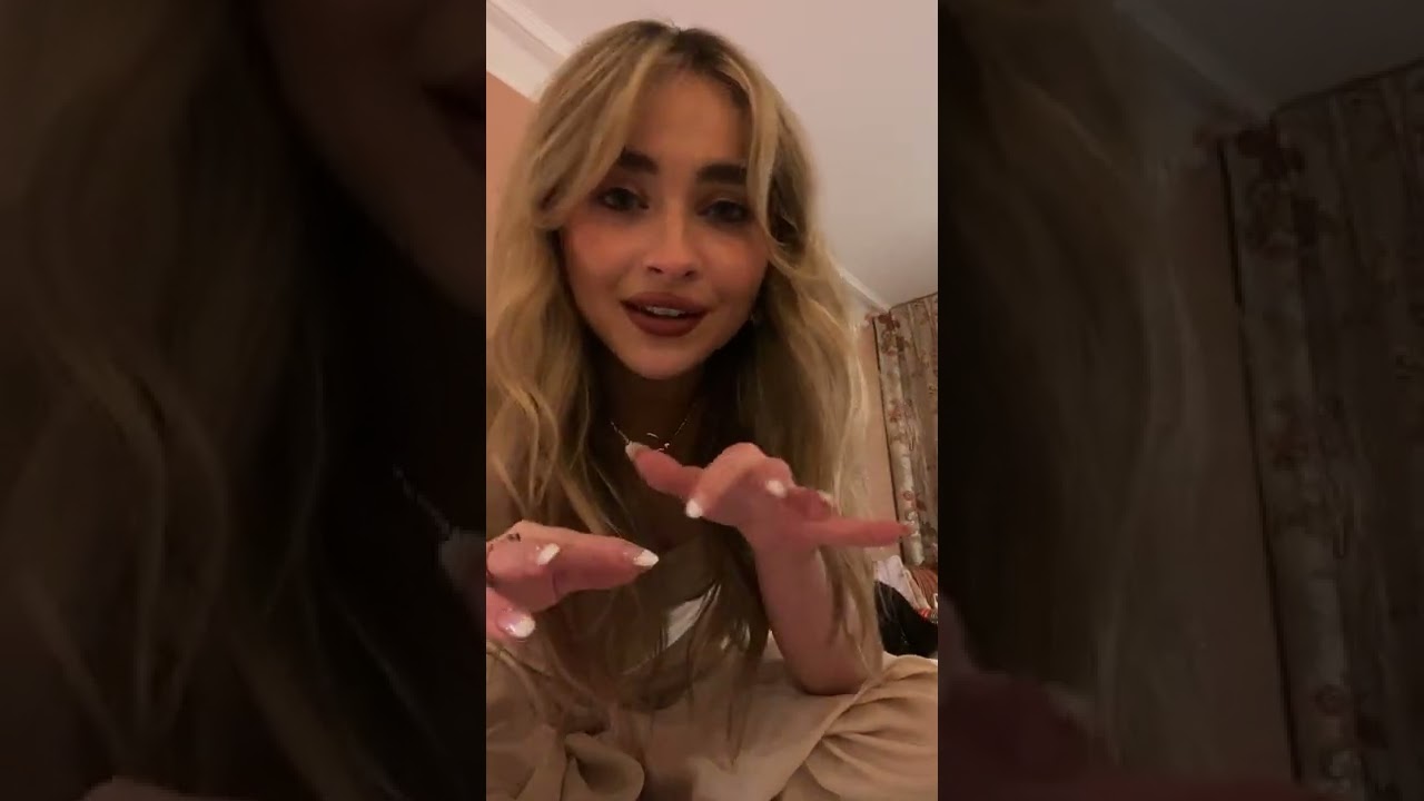 Sabrina Carpenter - Livestream (Instagram)