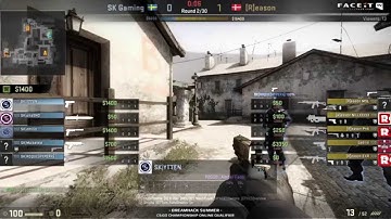SK Gaming vs Reason on de_inferno @ DreamHack Summer 2014 Qualifiers Semi Final (CS:GO SK vs RSN)