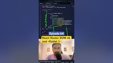 Outlet ka use in React Router DOM v6 🤩 Part 2