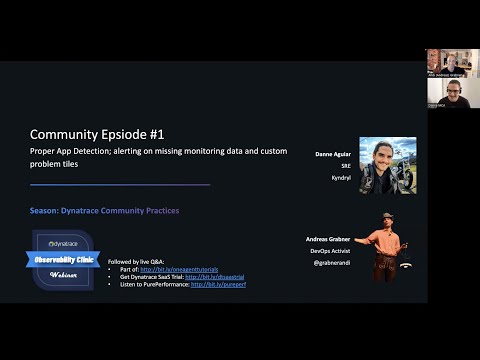 Dynatrace Tips & Tricks - Episode #1 with Danne Aguiar