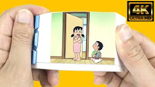 Shizuka took a shower and was seen by Nobita-Doraemon cartoon flipbook 441
