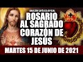 ROSARIO AL SAGRADO CORAZÓN DE HOY MIÉRCOLES 15 DE JUNIO DE 2021-MES DEL SAGRADO CORAZÓN DE JESÚS