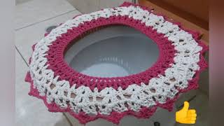 Capa de crochê para vaso sanitário Clearance