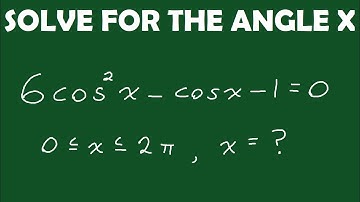 Solving Sinusoidal Functions
