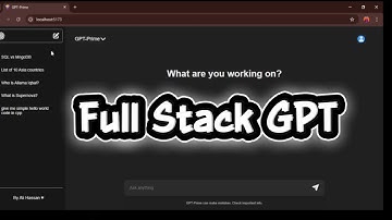 Full Stack AI ChatBot | ChatGPT Clone | AI & Web Development | MERN Stack Project | Database