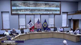 May , 16th, 2024 - Muscatine City Council Regular Meeting