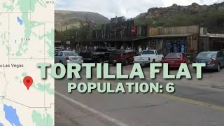 TORTILLA FLAT, ARIZONA ☀ Population 6‼| Smalltown Travel & Tourism