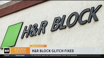 H&R Block says computer glitch fixed