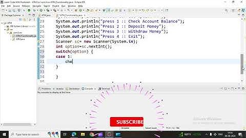 ATM Machine Simulation project | ATM Machine Project in Java | Java Project | Internship Project