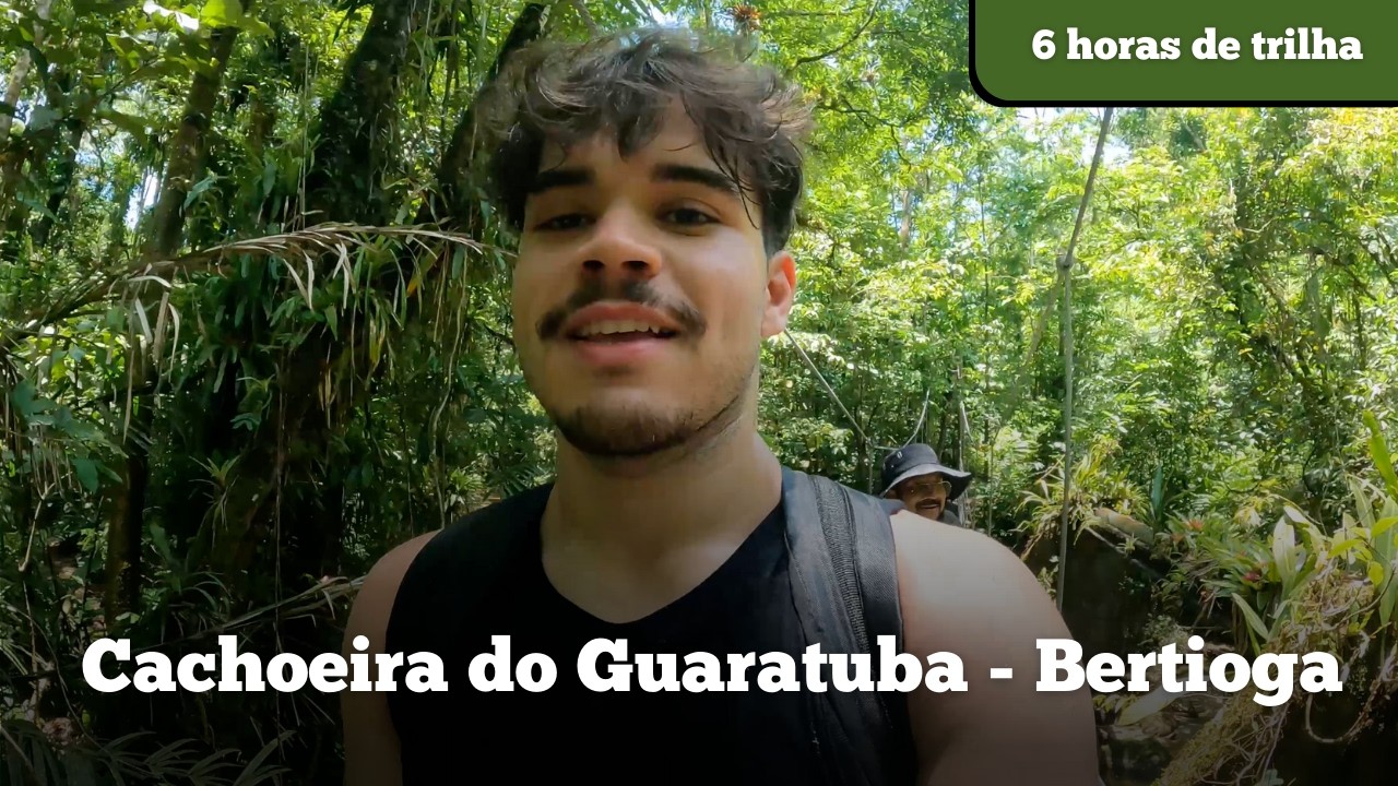 Acordei GERAL de casa as 5h pra fazer TRILHA - Cachoeira do Guaratuba