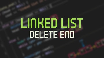 شرح linked list in c++ - delete node at end