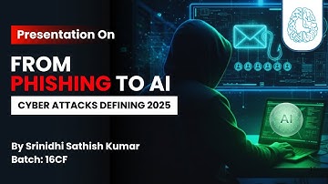 Presentation on From Phishing to AI by Srinidhi Sathish Kumar | 16CF Batch | CyberSapiens #phishing