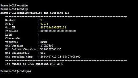 How to add a Serial NO. in Huawei OLT 5800 #huawei #serial #mac @FTTH_Networks