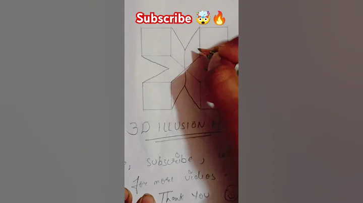 How to draw 3D Optical illusions 🤯 #shorts  #shortfeed   #trending  #Viral