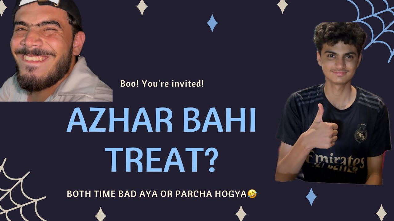 Azhar bahi parcha hogaya🤣(manga restaurant me chaly gaye🤤) - YouTube