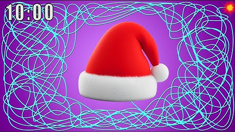 10 Minute Timer Bomb Christmas Santa Hat