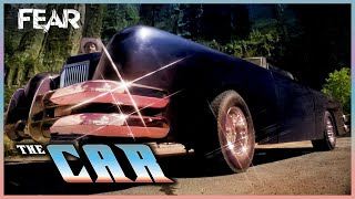 The Killer Car Kills Two Bikers (Opening Scene) | The Car (1977) | Fear