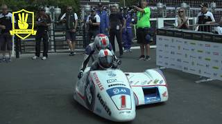Isle of Man TT - 3 Wheeling 2018 TT Sidecar Race 2 Winners June 8