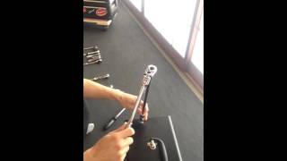 ベントフレックスラチェットの早回し