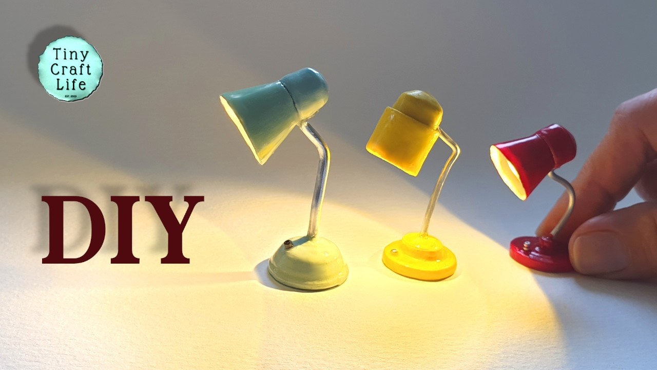 EASY Battery Operated LAMPS: 80s Vibes DIY