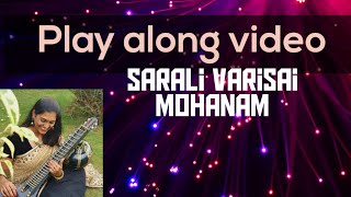 Sarali varisai | Mohanam | speed technique to improve mohanam | play along with me | veena technique