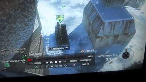 Black Ops 1 - Summit - Weird Out of Map Glitch