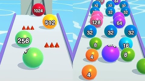 Ball Run 2048 🎱😷 - All Levels Gameplays  Android, iOS part 43