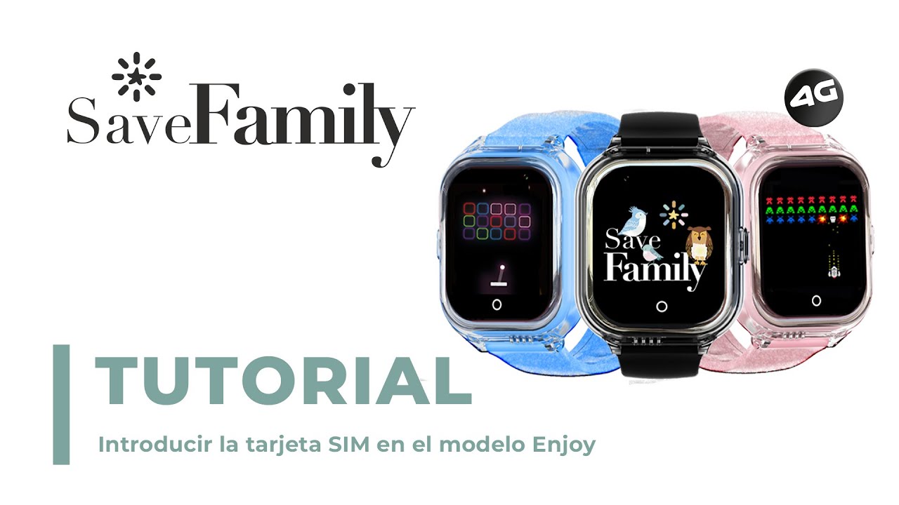 Cómo insertar la tarjeta SIM en el modelo Enjoy - SaveFamily GPS