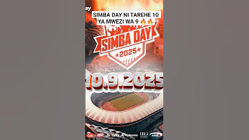 SIMBA DAY NI TAREHE 10 MWEZI WA 9 Ayotv Football Simba Simbatv Simbasc Sports Soccer 