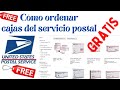 Cómo abrir tu cuenta en USPS y ordenar GRATIS, cajas del correo postal para hacer tus envios.