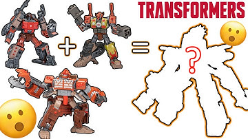 Transformers Legacy Evolution Junkion Combiner: Trash Golem feat. Trashmaster Crashbar Scraphook