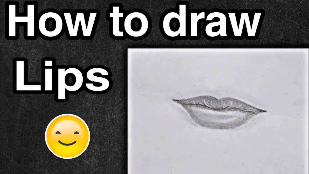 How To Draw Lips👄 Lips Draw Drawing Tutorial Youtube