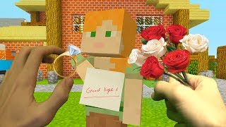 MINECRAFT REALISTIC - STEVE BREAKS UP WITH ALEX
