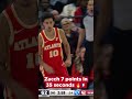 The kid taking over!! #nba #hawks #zaccharierisacher