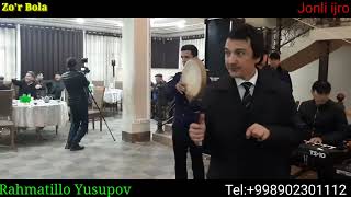 Rahmatillo Yusupov to'yda jonli ijro olislardan hilpiragan go'shangamu Turkman qiz qo'shiqlari