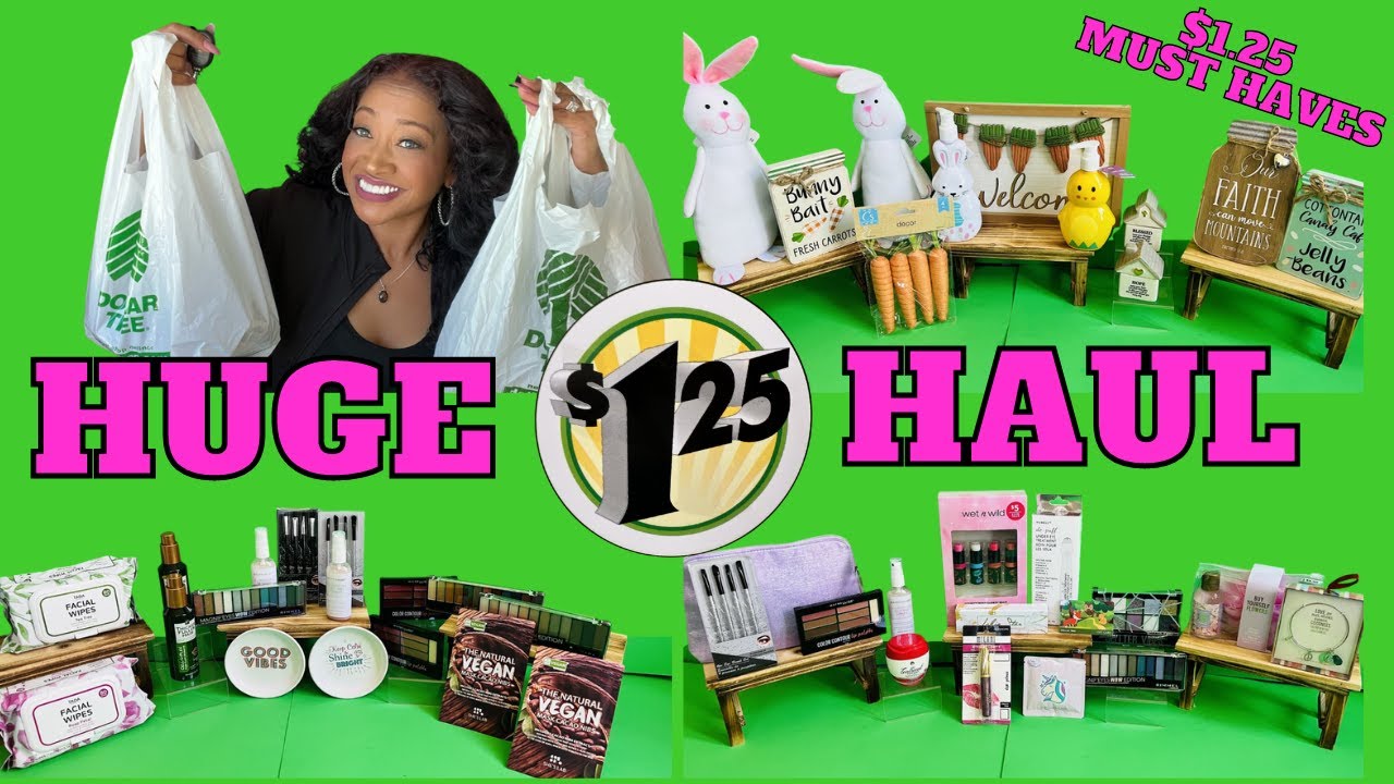 HUGE🌟New🌟Dollar Tree Haul Name Brands Easter 2022 Decor & More