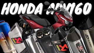 เสียงท่อ Honda ADV 160 (exhaust sound)
